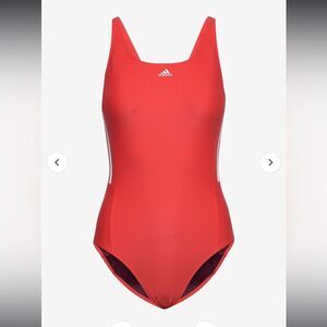 NWT Adidas Women's 3 Stripe‎ Mid Swimsuit One Piece Swim Size 2 Sz XS Small
